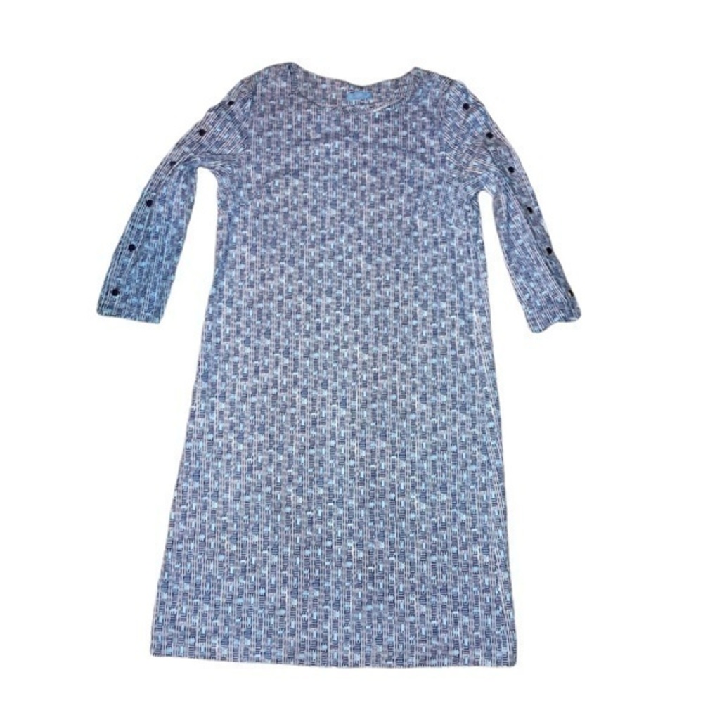 K. McLaughlin blue white dress xs